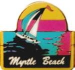 CITY OF MYRTLE BEACH, SC SAILBOAT PIN